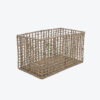 Eco Friendly Rectangular Woven Seagrass Toy Storage Organizer SG 06 05 473 01