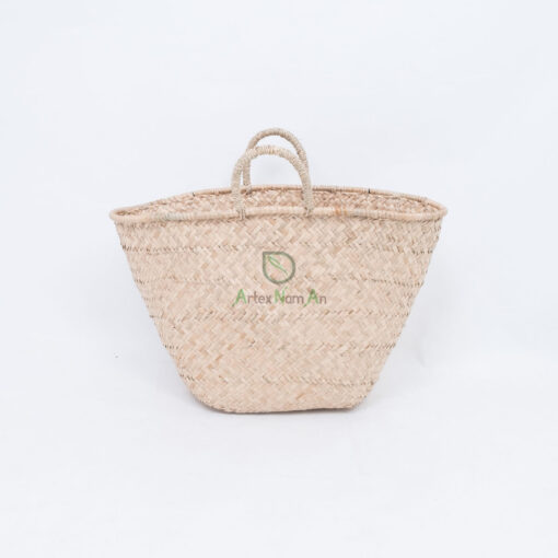 Eco Friendly Seagrass Woven Shopping Basket With Handles LS 06 05 001 01
