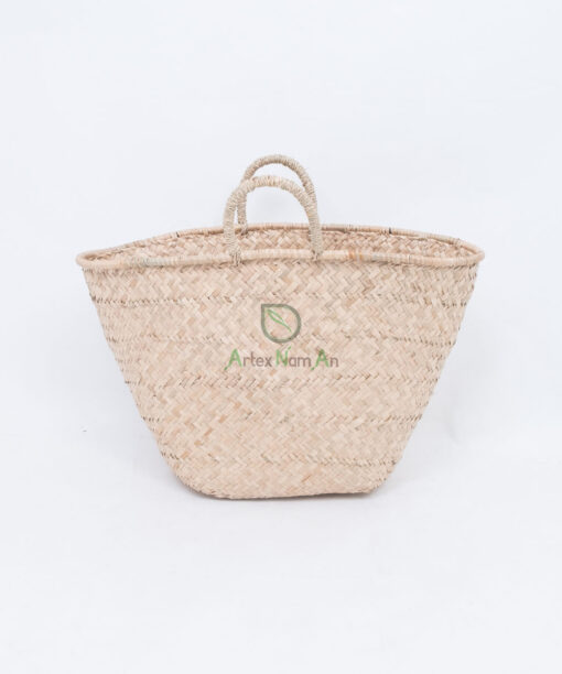 Eco Friendly Seagrass Woven Shopping Basket With Handles LS 06 05 001 01