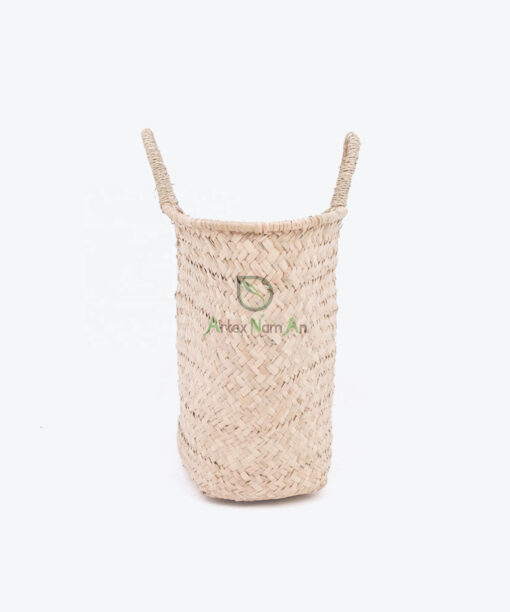 Eco Friendly Seagrass Woven Shopping Basket With Handles LS 06 05 001 01