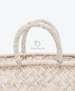 Eco Friendly Seagrass Woven Shopping Basket With Handles LS 06 05 001 01