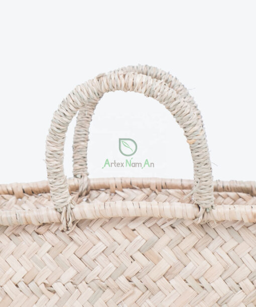 Eco Friendly Seagrass Woven Shopping Basket With Handles LS 06 05 001 01