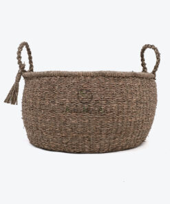 Eco Friendly Seagrass Woven Storage Baskets With Handles For Camping Eco Friendly Seagrass Woven Storage Baskets With Handles For Camping SG 06 05 472 01