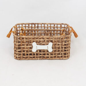 Eco-friendly Water Hyacinth Pet Basket To Buy In Bulk W 06 05 303 01