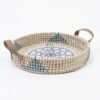 Eco friendly scandinavian seagrass wood decorative tray WSG 09 03 002 01 1