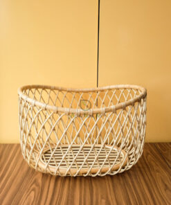 Handicraft Rattan Doll Furniture Baby Doll Crib Small Cot For Doll RI 30 24 008 01