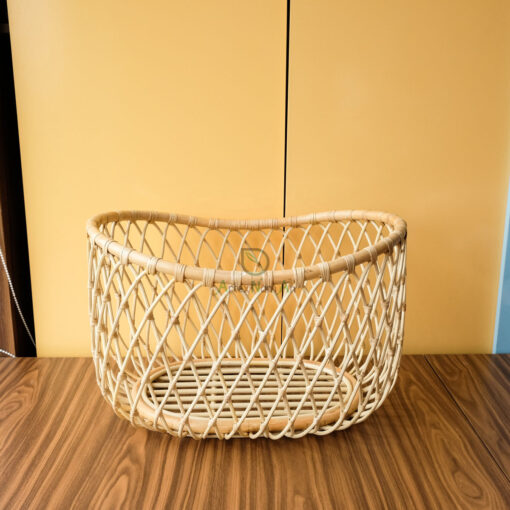 Handicraft Rattan Doll Furniture Baby Doll Crib Small Cot For Doll RI 30 24 008 01