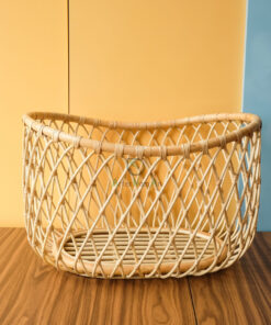 Handicraft Rattan Doll Furniture Baby Doll Crib Small Cot For Doll RI 30 24 008 01