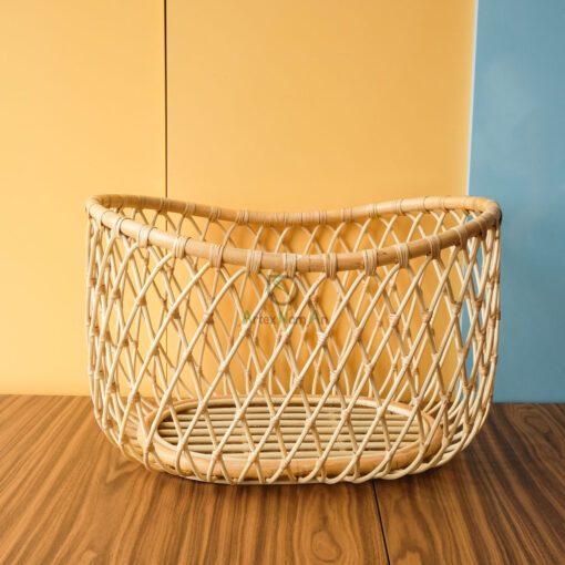 Handicraft Rattan Doll Furniture Baby Doll Crib Small Cot For Doll RI 30 24 008 01
