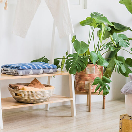 High Quality Seagrass Planter With Leg Made in Vietnam SG 09 16 106 01