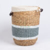 High quality water hyacinth storage basket hamper W 06 05 223 02