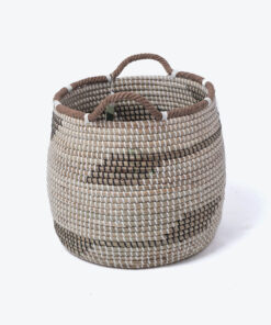Home Storage Organizer Coiled Seagrass Laundry Storage Basket SG 09 05 444 01