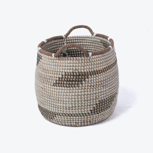 Home Storage Organizer Coiled Seagrass Laundry Storage Basket SG 09 05 444 01