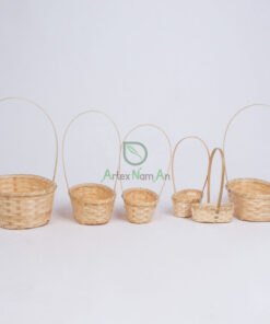 Hot Trend Bamboo Woven Gift Flower Basket NB 17 05 003 01