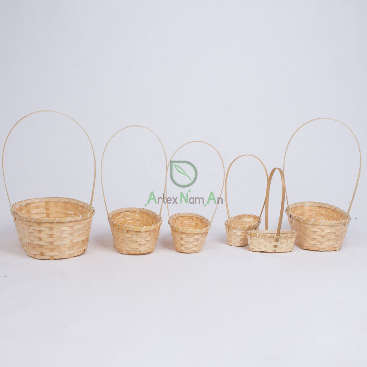 Hot Trend Bamboo Woven Gift Flower Basket NB 17 05 003 01