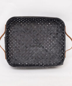 Hot Trend Black Bamboo Storage Weaving Tray NB 09 03 016 02