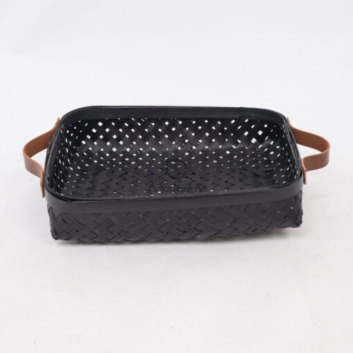 Hot Trend Black Bamboo Storage Weaving Tray NB 09 03 016 02
