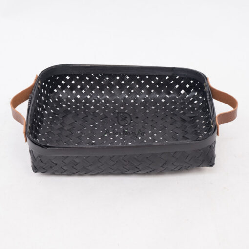 Hot Trend Black Bamboo Storage Weaving Tray NB 09 03 016 02