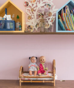 Lovely Modern Doll House Furniture Baby Toys Rattan Doll Beds RA 30 24 004 01