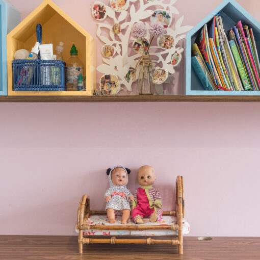 Lovely Modern Doll House Furniture Baby Toys Rattan Doll Beds RA 30 24 004 01