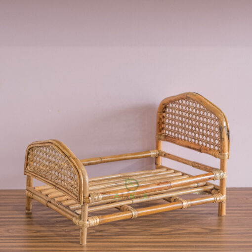 Lovely Modern Doll House Furniture Baby Toys Rattan Doll Beds RA 30 24 004 01