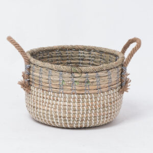 Modern Beautiful Design Seagrass Storage Laundry Basket SG 09 05 437 01