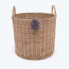 Natural Handmade Woven Rattan Laundry Storage Basket With Handles R 09 05 172 01