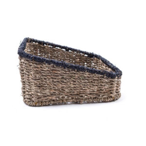 Natural Rectangular Woven Water Hyacinth Storage Basket Box Organizer With Lid W 06 06 006 01