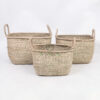 Natural Seagrass Storage Organizer Laundry Foldable Basket SG 06 05 463 01