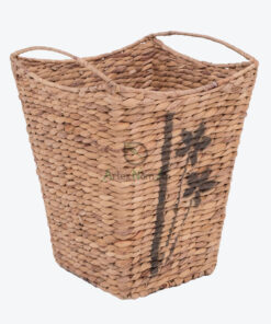 Natural Water Hyacinth Storage Bin Laundry Basket Hamper Organizer W 06 05 312 01