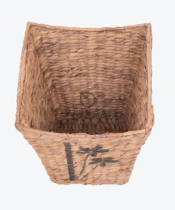 Natural Water Hyacinth Storage Bin Laundry Basket Hamper Organizer W 06 05 312 01