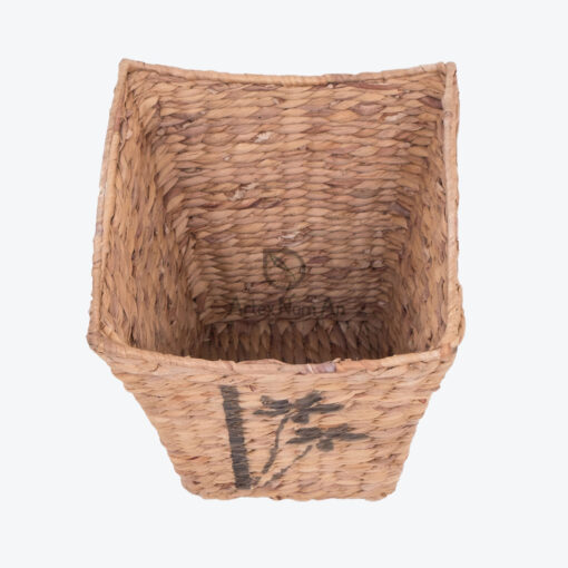Natural Water Hyacinth Storage Bin Laundry Basket Hamper Organizer W 06 05 312 01