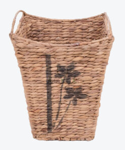 Natural Water Hyacinth Storage Bin Laundry Basket Hamper Organizer W 06 05 312 01