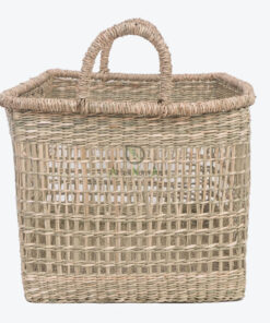 Natural Woven Seagrass Hamper Laundry Basket With Handles SG 06 05 464 01