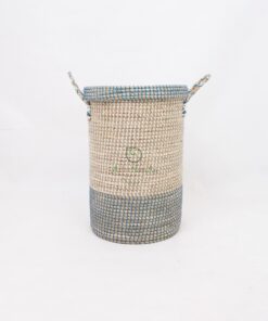 Newest Design Seagrass Laundry Hamper/Tall Woven Laundry Basket With Handles From Vietnam SG 09 05 460 01