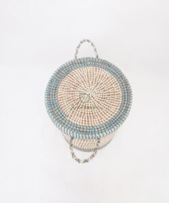 Newest Design Seagrass Laundry Hamper/Tall Woven Laundry Basket With Handles From Vietnam SG 09 05 460 01