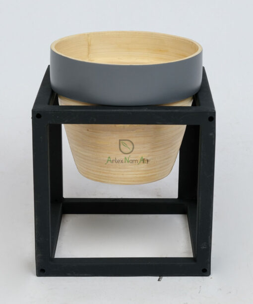 Newest Modern Bamboo Planters Indoor Pots S 18 16 010 02