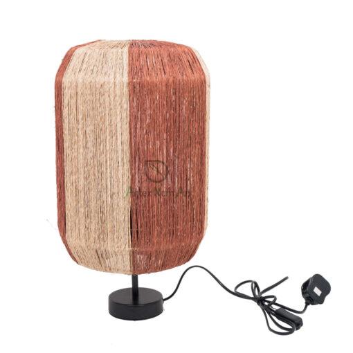 Newest Natural Woven Modern Jute Table Lamp JU 10 01 001 01