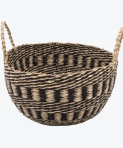 Newest small seagrass storage hamper basket SG 06 05 400 01