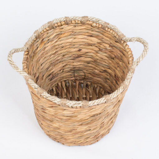 Newest water hyacinth storage hamper basket W 06 05 218 01