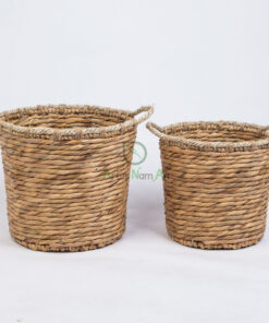 Newest water hyacinth storage hamper basket W 06 05 218 01
