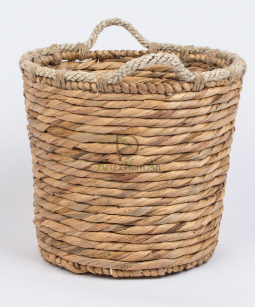Newest water hyacinth storage hamper basket W 06 05 218 01
