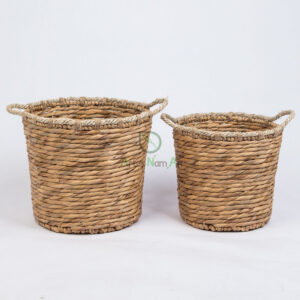 Newest water hyacinth storage hamper basket W 06 05 218 01