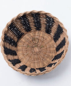 Oval round rattan storage basket woven tray RAP 10 05 002 01