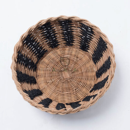 Oval round rattan storage basket woven tray RAP 10 05 002 01