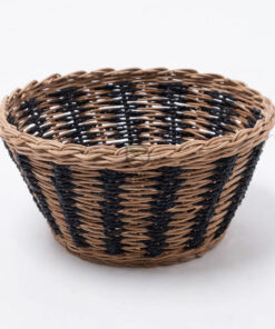 Oval round rattan storage basket woven tray RAP 10 05 002 01