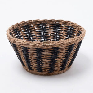 Oval round rattan storage basket woven tray RAP 10 05 002 01