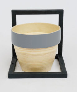 Planters With Black Stand Made In Vietnam S 18 16 011 01