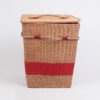 Rattan Basket With Rope Handle And Lid R 09 05 151 01