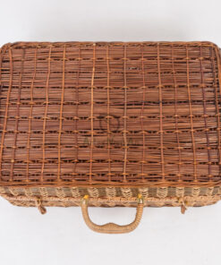 Rattan Storage Box Woven Fern Wicker Suitcase F 52 29 001 01